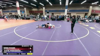 144 lbs Cons. Round 3 - Edrin McGhee, All American Wrestling Club vs Austin Ayarzagoitia, Gracie Barra Westchase Wrestling Club