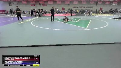 110 lbs Cons. Round 2 - Heavynne Robles-Wright, Chadron State vs Telsarina Walter, Eastern Oregon University