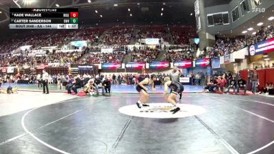 AA - 144 lbs Champ. Round 1 - Kade Wallace, Missoula Sentinel vs Carter Sanderson, Billings West