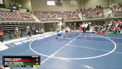 160 lbs Semifinal - Wesley Jackson, Altamont Longhorns vs Bryton Thornton, Payson Lions Wrestling Club