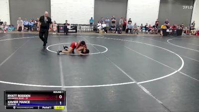 110 lbs Round 1 (8 Team) - Ryatt Rodden, Oklahoma Blue vs Xavier Mance, Georgia