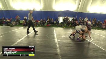 160 lbs Round 1 (8 Team) - Josh Jordan, Ohio Lightning vs Logan Smalley, CP Wrestling