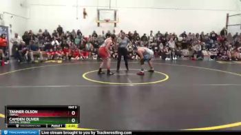 Round 2 - Camden Oliver, Central Springs vs Tanner Olson, Tripoli