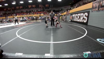 43 lbs Consi Of 4 - TeeJay Henry, Comanche Takedown Club vs Timothy Todd, ARDMORE TAKEDOWN CLUB