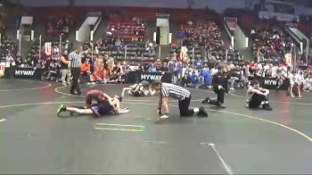 85 lbs Quarterfinals (8 Team) - Deacon Morgan, Rochester vs Colton Roy, Dundee White