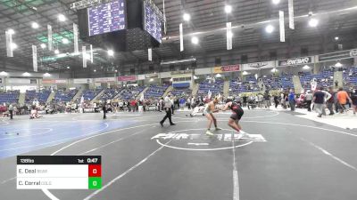 138 lbs Consi Of 16 #1 - Ethan Deal, Bear Cave WC vs Carlos Corral, Colorado Elite