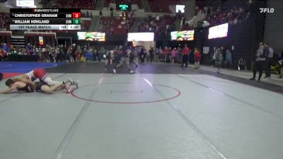 182 lbs 1st Place Match - William Kirkland, Glasgow Wrestling Club vs Christopher Graham, Conrad Wrestling Club