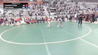 62 kg 3rd Place Match - SaVannah Cosme, Southwest Wrestling Club vs Skye Realin, Iowa Womens Wrestling Club