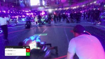 109 lbs Semifinal - Brandon Chavez, New Mexico Bad Boyz vs Casen Becker, Black Fox Wrestling Academy