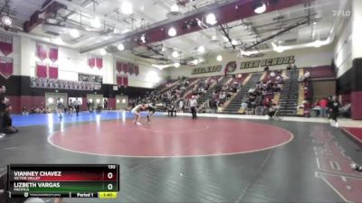 130 lbs Cons. Semi - Vianney Chavez, Victor Valley vs Lizbeth Vargas, Pacifica