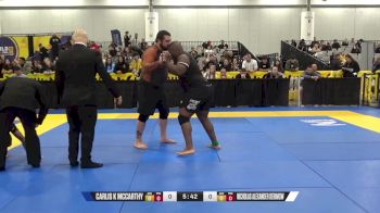 Nicholas Alexander Derimow vs Carlis K McCarthy 2024 World IBJJF Jiu-Jitsu No-Gi Championship