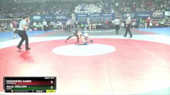 D 1 144 lbs Semifinal - Isaac Orillion, Jesuit vs Mohammed Gaber, Chalmette