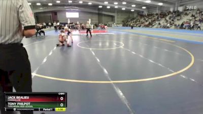 4-106 lbs Semifinal - Jack Bealieu, Chancellor vs Tony Philpot, Tuscarora High School