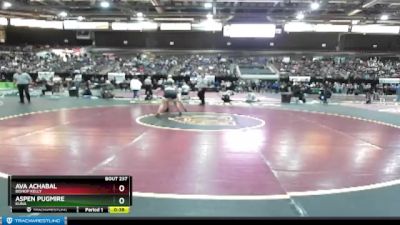 126 lbs Cons. Round 1 - Ava Achabal, Bishop Kelly vs Aspen Pugmire, Kuna