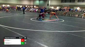 106 lbs Placement Matches (8 Team) - Roderick Brown, Brevard FCA-Alpha Dogz vs Brody Pitner, Nebraska Hangin` Loose