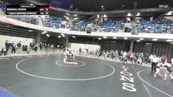 155 lbs Quarterfinal - Camila Martinez-Gonzalez, Unattached vs Brianna Crown, Unattached