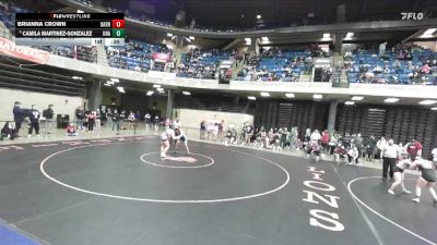 155 lbs Quarterfinal - Camila Martinez-Gonzalez, Unattached vs Brianna Crown, Unattached