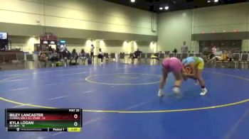 145 lbs Round 3 (16 Team) - Riley Lancaster, Florida Girls All Stars vs Kyla Logan, SD Heat