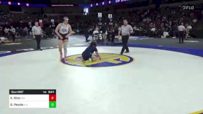 170 lbs Consolation - Kaley Rice, San Dimas vs Bianca Pesole, Elk Grove