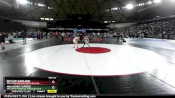 120 lbs Cons. Round 3 - Avaughn Carter, Anacortes Hawkeyes Wrestling Club vs Skyler Garland, Deer Park Ironman Wrestling Club