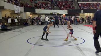 49 lbs Cons. Round 2 - Cole Jutila, Force 10 Wrestling Academy vs Eli Tebay, Headwaters Wrestling Academy