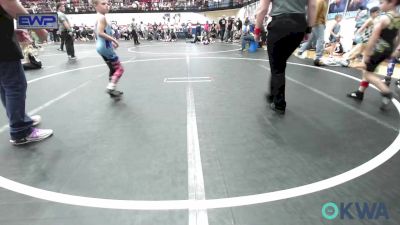 60 lbs Quarterfinal - Jonah Barker, Tecumseh Youth Wrestling vs Daxton Ray, Division Bell Wrestling