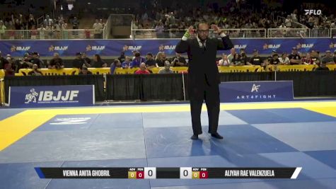 Vienna Anita Ghobril vs Aliyah Rae Valenzuela 2026 Pan Kids Jiu-Jitsu IBJJF Championship