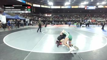 115 lbs Cons. Round 7 - Emerie Cox, Crook County vs Hunter Edmondson, Lakeland