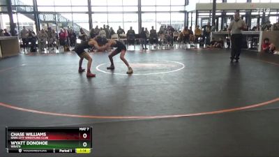 120 lbs Round 3 - Wyatt Donohoe, Wrath vs Chase Williams, Iowa City Wrestling Club