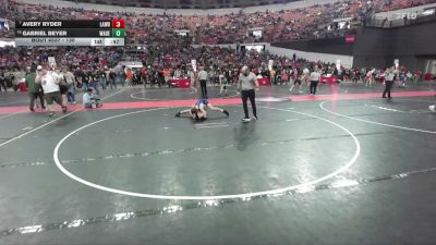 130 lbs Quarterfinal - Avery Ryder, LAW vs Gabriel Beyer, Freedom Wrestling Club