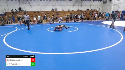 120 lbs Cons. Round 4 - Trajan Pannell, Bay Area Dragons vs Gabriel Champagne, NorCal Takedown