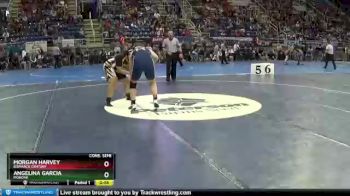 250 lbs Cons. Semi - Morgan Harvey, Bismarck Century vs Angelina Garcia, MonDak