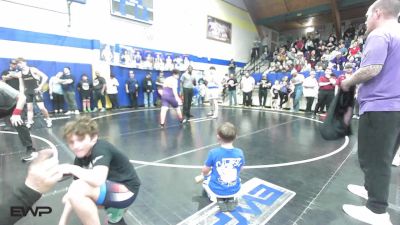 Rr Rnd 1 - Kaiden Shadden, Bristow Elementary Wrestling Club vs Kelly Wayne Tabor Jr, Berryhill Wrestling Club