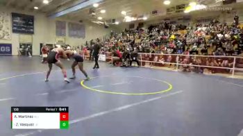 150 lbs Cons. Round 4 - Zoe Vasquez, La Quinta vs Avery Martinez, Redlands East Valley