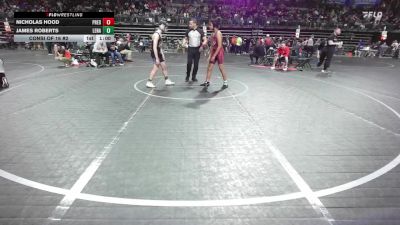 128 lbs Consi Of 16 #2 - Nicholas Hood, Predators vs James Roberts, Lenape Valley