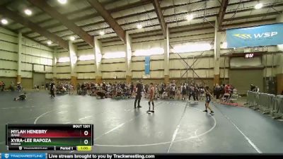 85 lbs Round 2 - Mylah Henebry, Idaho vs Xyra-Lee Rapoza, Hawaii