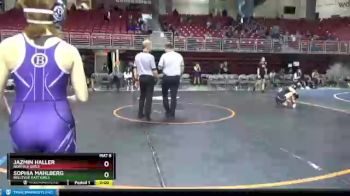 114 lbs Round 5 - Jazmin Haller, Norfolk Girls vs Sophia Mahlberg, Bellevue East Girls
