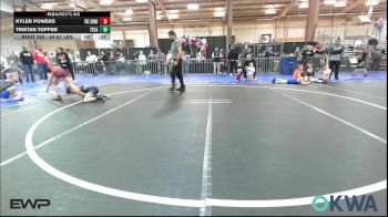 64-67 lbs Rr Rnd 4 - Kyler Powers, Southern Oklahoma Wrestling Club vs Tristan TOPPER, Texas Elite Wrestling Club