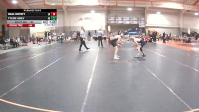 125 lbs Cons. Round 4 - Neal Krysty, Wheeling University vs Tyler Hisey, Indiana Tech
