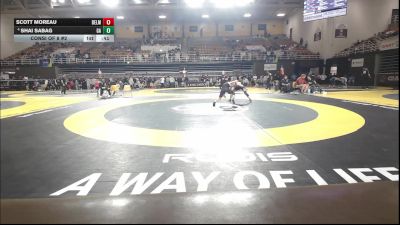 132 lbs Consi Of 8 #2 - Scott Moreau, Belmont Hill School vs Shai Sabag, Germantown Academy