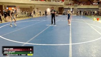 95 lbs Quarterfinals (8 Team) - Grady Kirk, STMA (St. Michael/Albertville) vs John Willert, Hutchinson