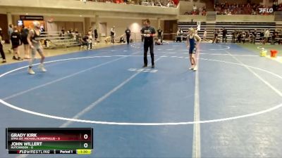 95 lbs Quarterfinals (8 Team) - Grady Kirk, STMA (St. Michael/Albertville) vs John Willert, Hutchinson