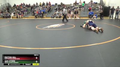 JV-2 lbs Round 4 - Thomas Winborn, Prairie, Cedar Rapids vs Brayden Kauffmann, Dubuque Hempstead