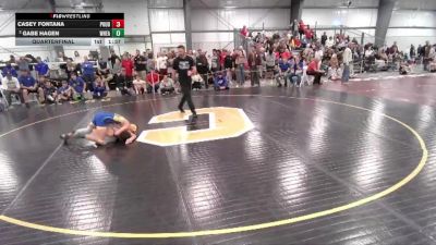 106 lbs Quarterfinal - Casey Fontana, Poudre vs Gabe Hagen, Wheatland