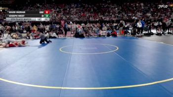 4A 126 lbs 5th Place Match - Joseph West, Snake River vs Wade Ingram, Homedale