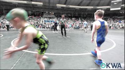 43 lbs Consi Of 16 #1 - Sebastian Summitt, Newkirk Takedown Club vs Everett Collard, Standfast