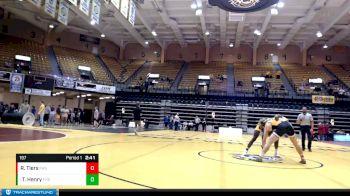 197 lbs 1st Place Match - Tereus Henry, Fort Hays State vs Ryan Tiers, Fort Hays State