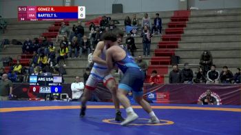 97 kg Round 1 - Sawyer Bartelt, USA vs Ricardo Gomez, ARG