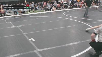113 lbs Champ. Rd Of 128 - Will Hosman, Jackrabbit Wrestling Academy vs Brady Sher, Lake Gibson Braves