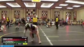 85 lbs Semis & 1st Wrestleback (8 Team) - Eddie George, Buxton vs Ty VALENZUELA, Olympia National Team